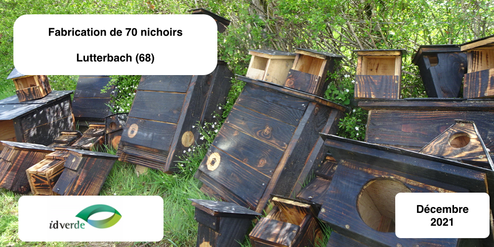 Installation de nichoirs en milieux agricole - maraichage sur sol vivant - Haute densité