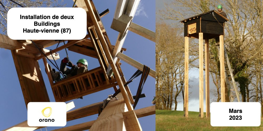 Installation building chauves-souris Limousin - tour pour chauves-souris - big bat house